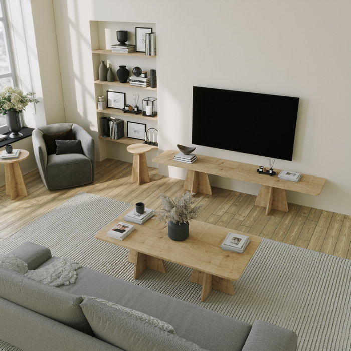 Hanah Home Mushroom 2 - Roble zafiro